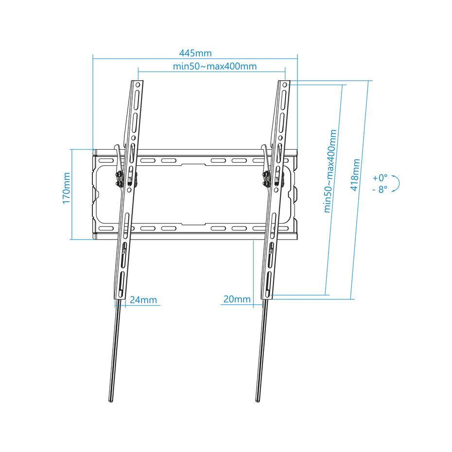 Suporte de Parede para TV 32-70 LP1071T-B