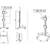 M Display Stand 180 Dual Vertical Black