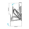 M MOTORIZED PULL DOWN FULL MOTION FLEXARM 42-86