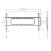 Suporte de Parede para TV 43-90 LP1090F-B