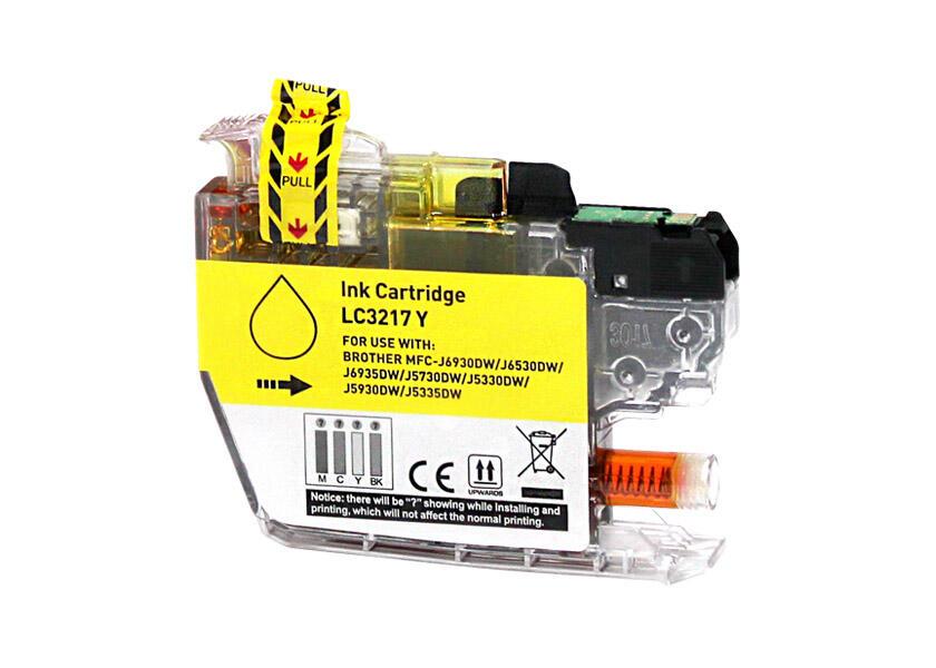 Brother LC3217 Amarelo Compatível