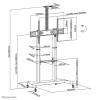 Suporte de chão PLASMA-M1950E para monitor 60-100