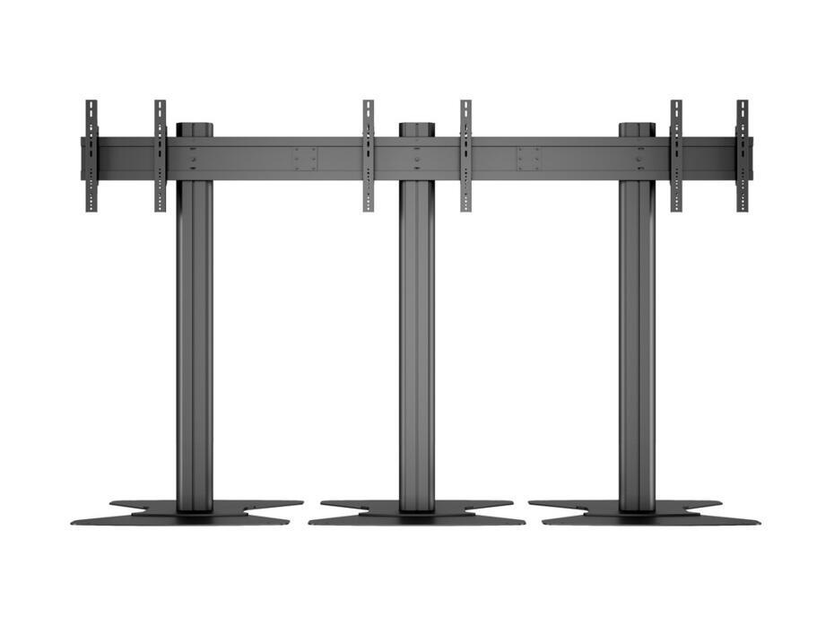 M Public Video Wall Stand 3-screens 40-55