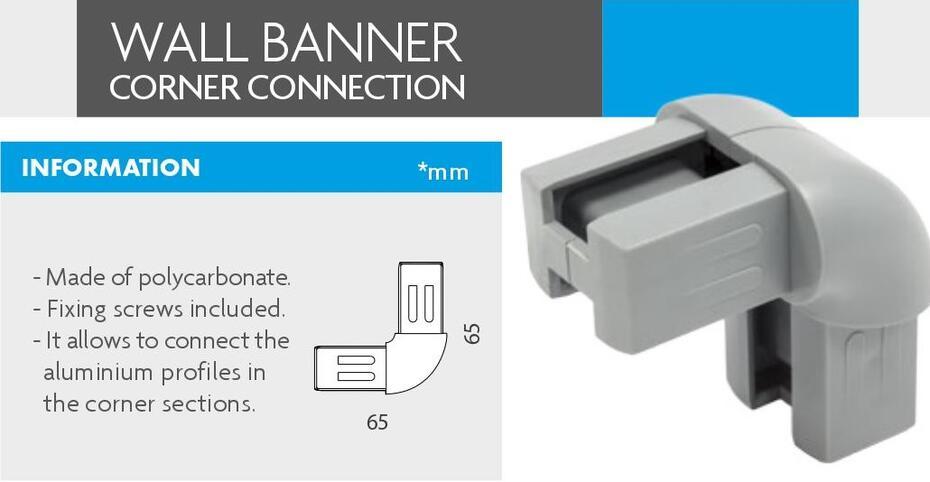 Wall Banner Corner Connection