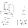 M VESA Tablestand Turn Small 200X200