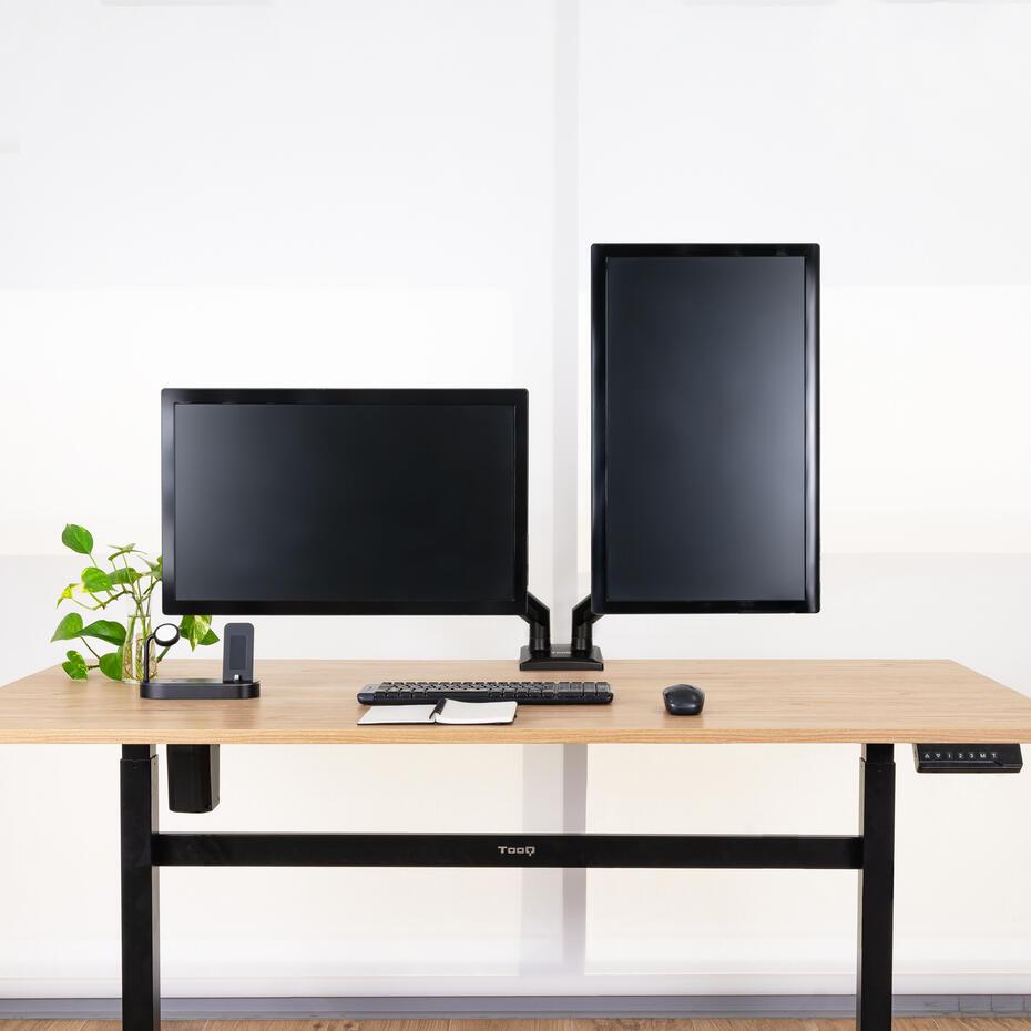 Suporte de Mesa para 2 Ecrãs 13-34 DB1434TNR-B
