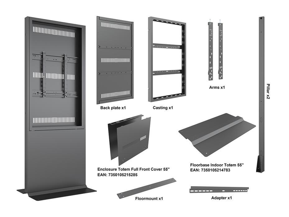 Totem M Pro Series Enclosure 55 Floorbase Covered