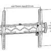 Suporte TV Plano Slim 60-6040T