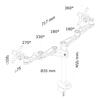Suporte de mesa FPMA-D935DG para monitores 10-27