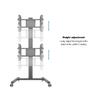 M Display Stand 180 Dual Vertical Black