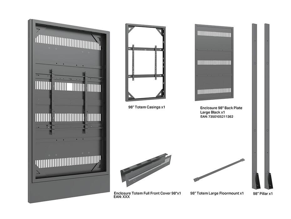 Totem M Pro Series Enclosure 98 Floormount Covered