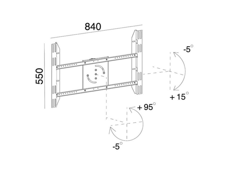 M Public Display Stand Single Screen Mount 