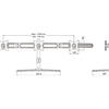 M VESA Desk Triple Stand 15-24