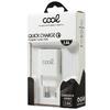 Carregador Universal 1 x USB COOL 2.4A White