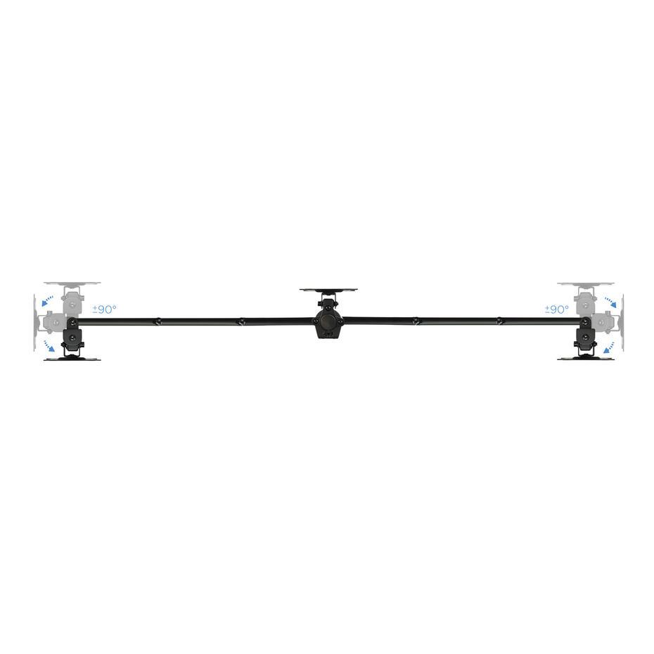 Suporte de Mesa para 3 Ecrãs de 13-27 DB1327TN-B