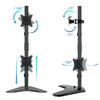 Suporte de Mesa para 2 Ecrãs 17-32 DB1703TNV-B