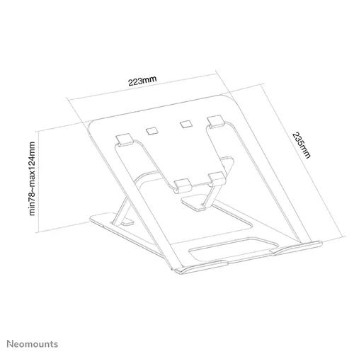 Suporte NSLS085SILVER para portátil 