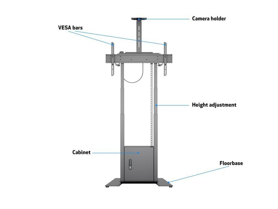 Suporte Motorizado M Floorbase 120Kg