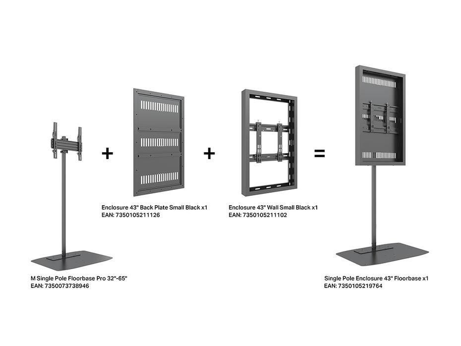 Suporte Display M Pro Series Enclosure 43 Floorbase