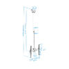 Suporte de Teto para Ecrãs de 32-55 LPCE1155TSLI-B