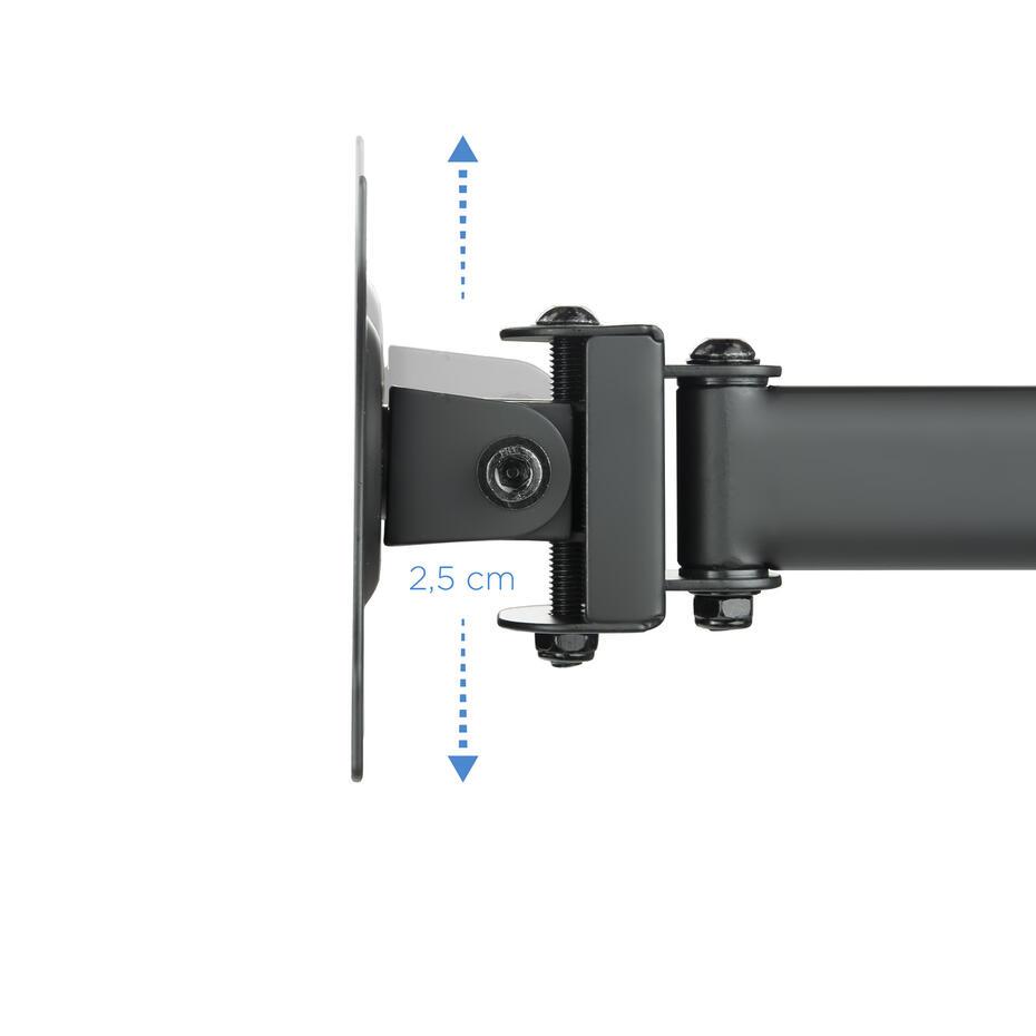 Suporte de Mesa para 3 Ecrãs de 13-27 DB1327TN-B