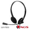 Auscultadores Stéreo NGS MS103 com Micro