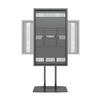Suporte Display M Pro Series Enclosure 65 Floorbase Dual Pole