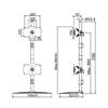 M VESA Desk Expansion Kit Single Stand 24-32