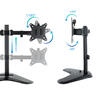 Suporte de Mesa para 2 Ecrãs 17-32 DB1702TN-B