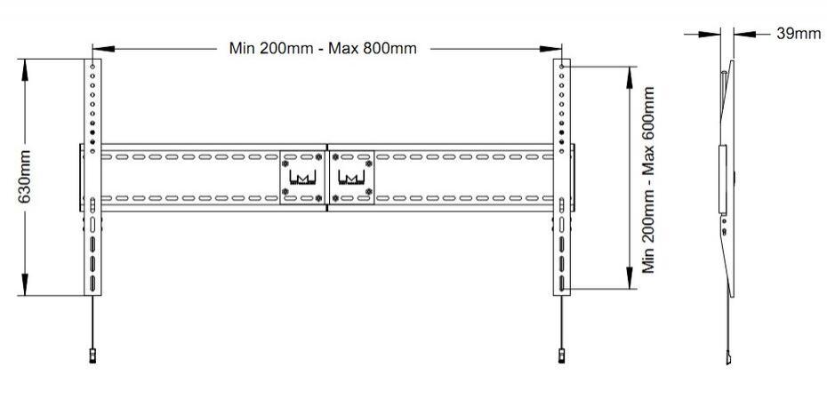 M Universal Fixed Wallmount SD MAX 800x600