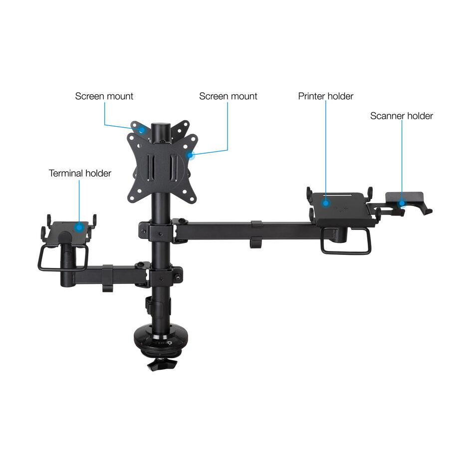 Suporte de Mesa para TPV/impressora/monitor/terminal/leitor