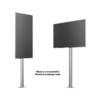 M Display Stand 180 Single Silver Floormount