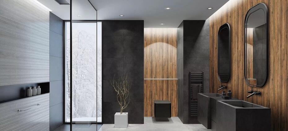 Vinil Design de interiores H4 Hardwood Panel