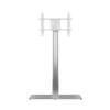 M Public Display Stand 180 HD Single Silver Floorbase