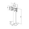 Suporte Display M Pro Series - Kiosk Black 32-65