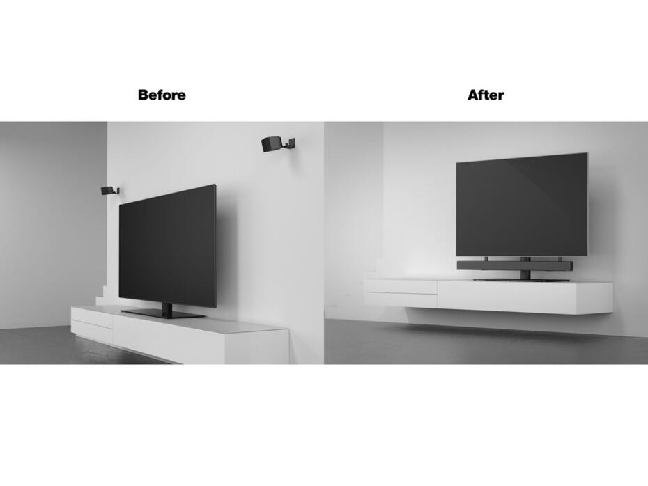 M VESA Tablestand Turn W Soundbar 65