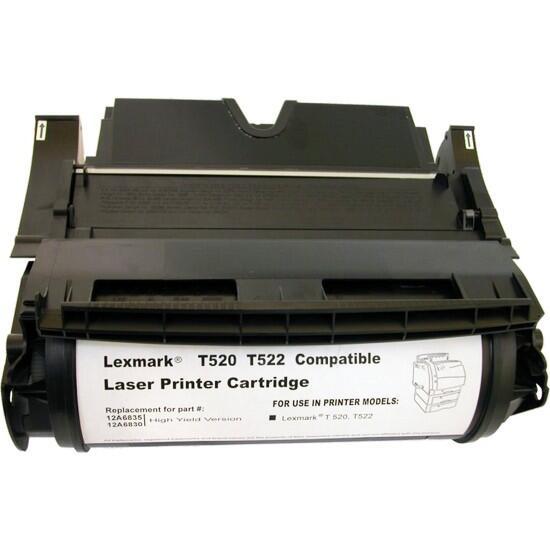 Lexmark T520 Toner Preto Compatível