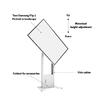 Suporte Motorized Floorstand 60kg Flip White
