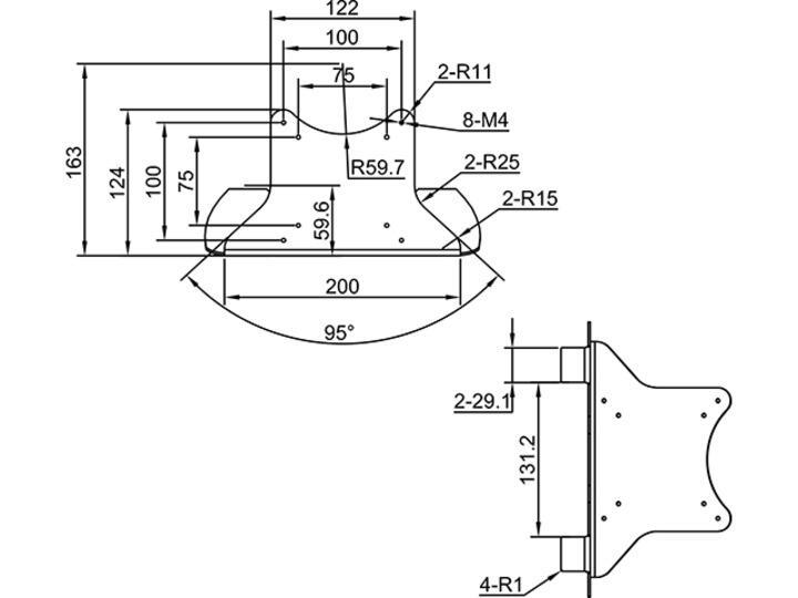 M Laptop Holder Gas Lift Arm