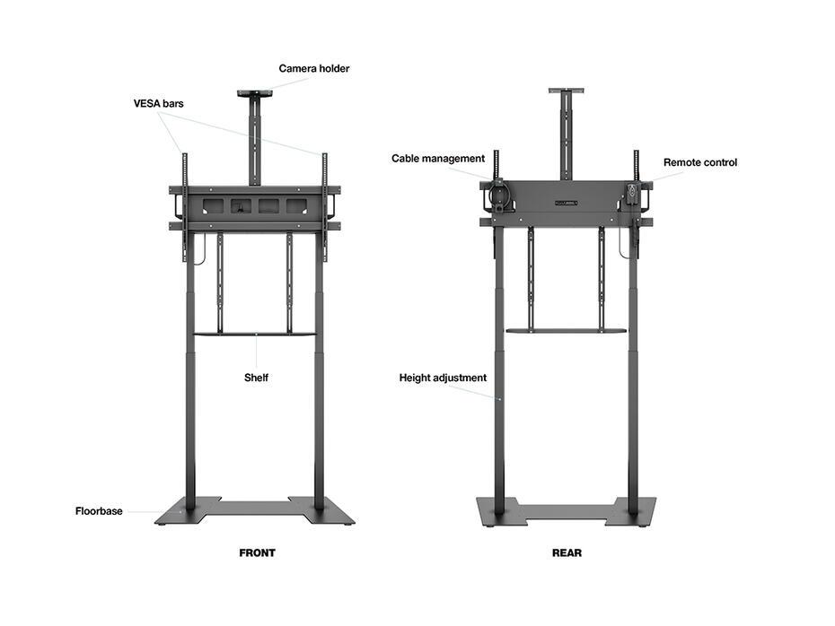 Suporte Motorizado M Floorbase XL 150Kg Black