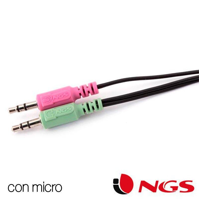 Auscultadores Stéreo NGS MS103 com Micro