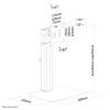 Suporte de mesa FPMA-D865BLACK para monitor 10-32