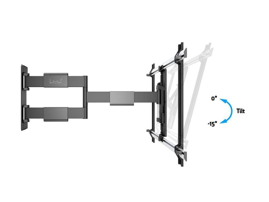 M VESA Flexarm Thin Black Large