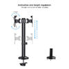 Suporte de Mesa para 2 Ecrãs 17-32 DB1132TN-B