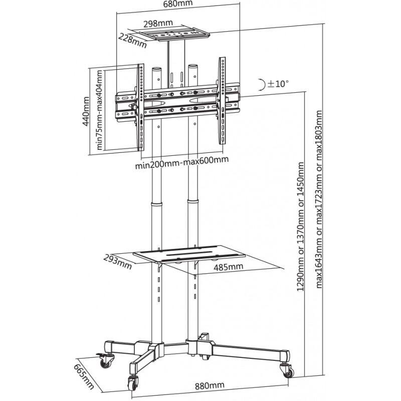 Suporte TV Stand 70VCE Shelf