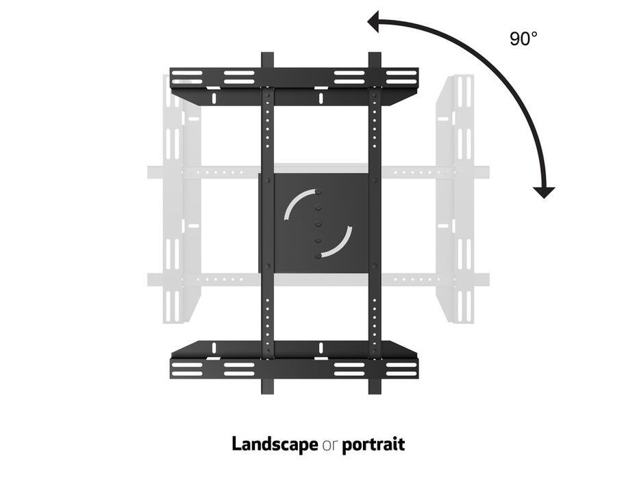 M Public Display Stand Single Screen Mount 