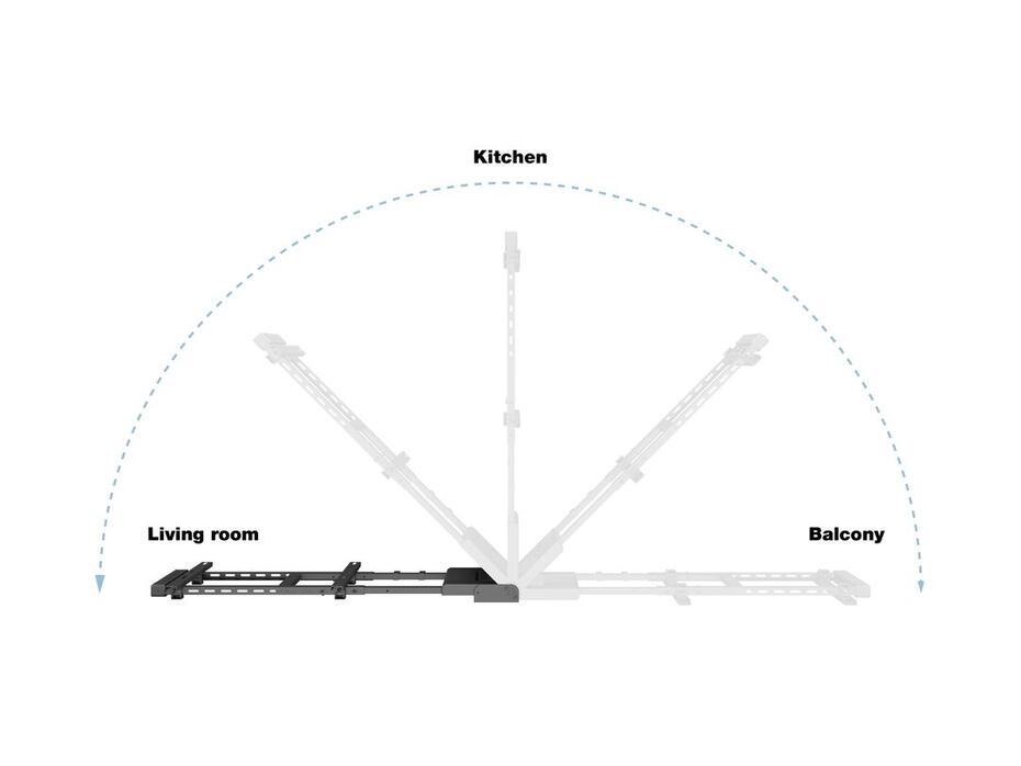 M Motorized Swing Mount X-Large (RF)