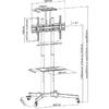 Suporte TV Stand 70VCE Shelf