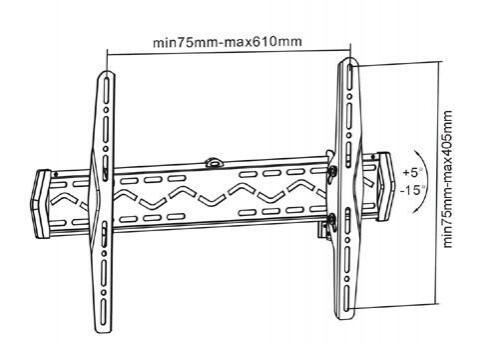 Suporte TV Plano Slim 60-6040T