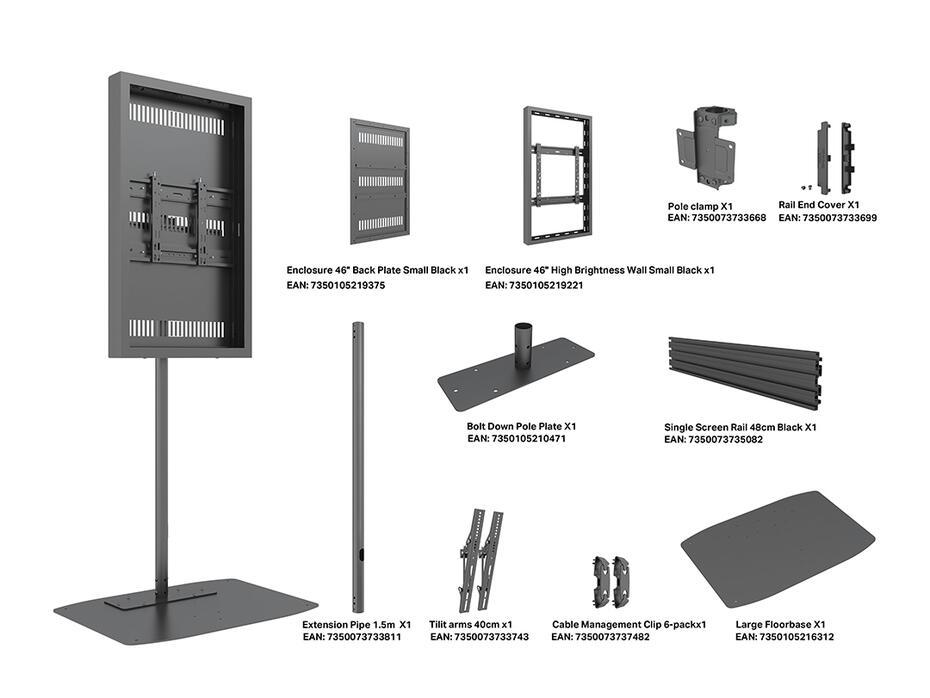 Suporte Display M Pro Series Enclosure 46 Floorbase